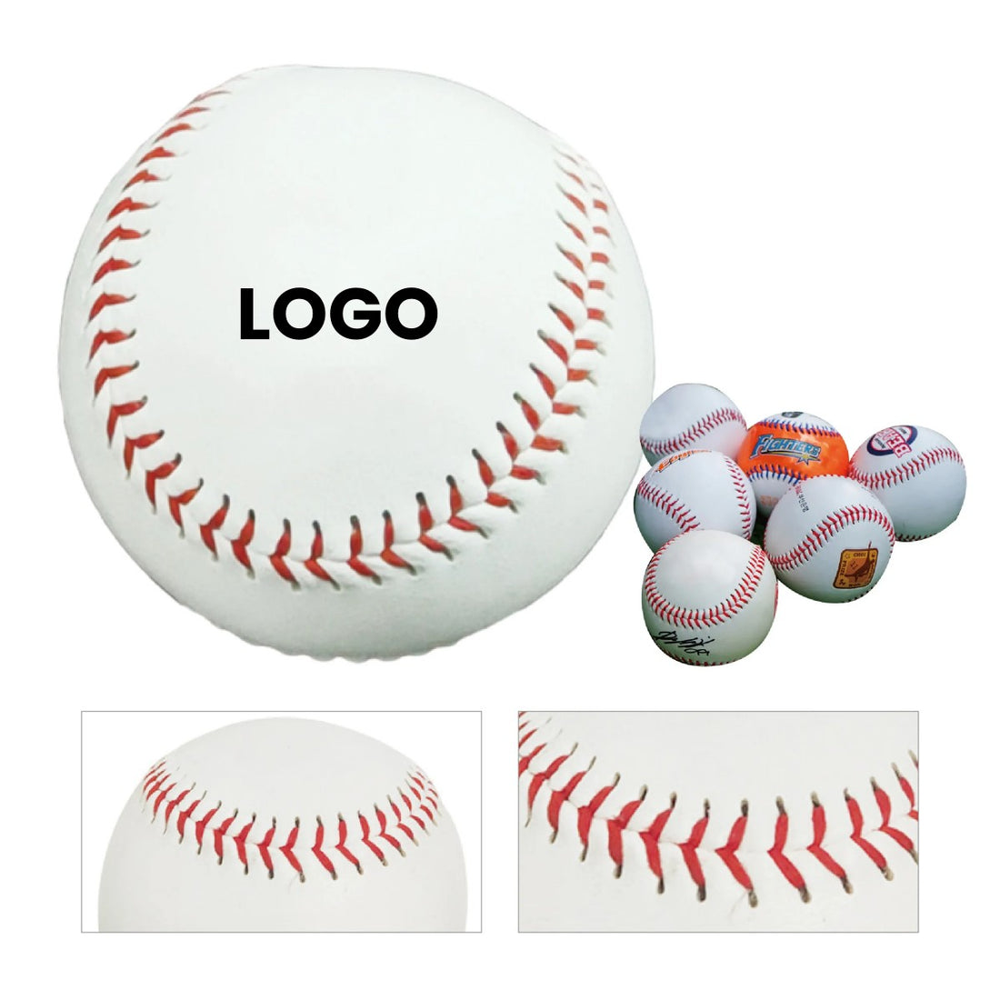 HUPSCG53 Official Size Leather Baseball