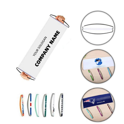HUPSCG62 Hand Held Retractable Scrolling Banner