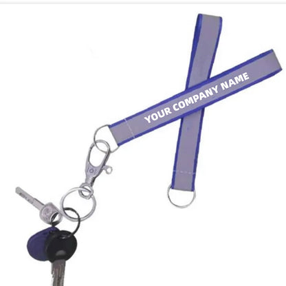 HUPSCG65 Reflective Polyester Safety Lanyard With Keyring