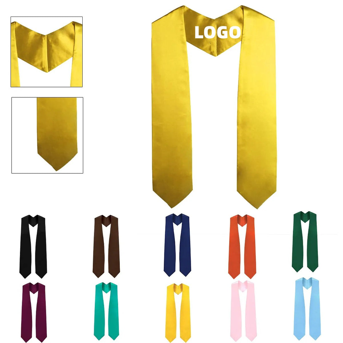 HUPSCG74 Stain Honor Graduation Stole