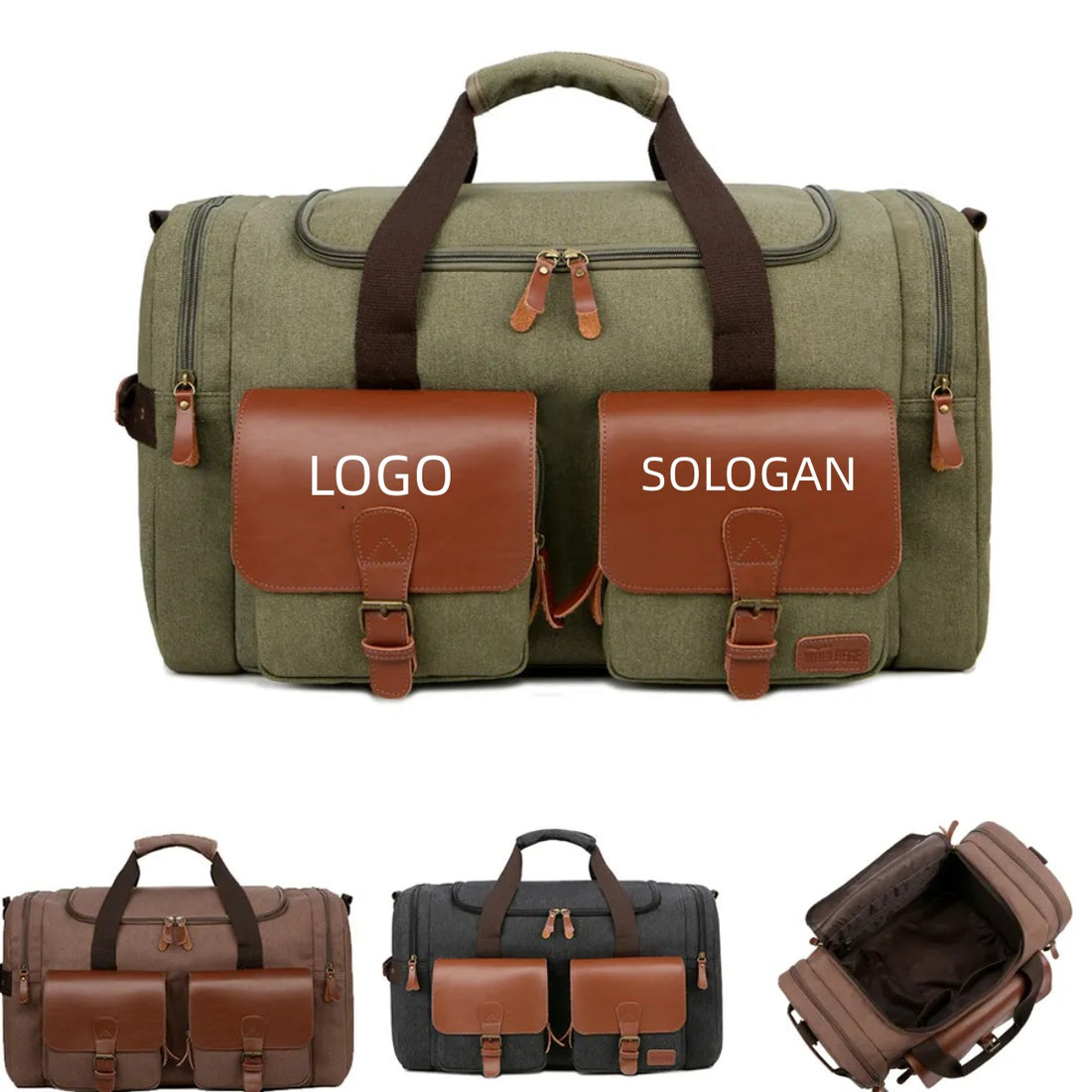 HUPSCG82 Deluxe Travel Duffel With Shoe Storage