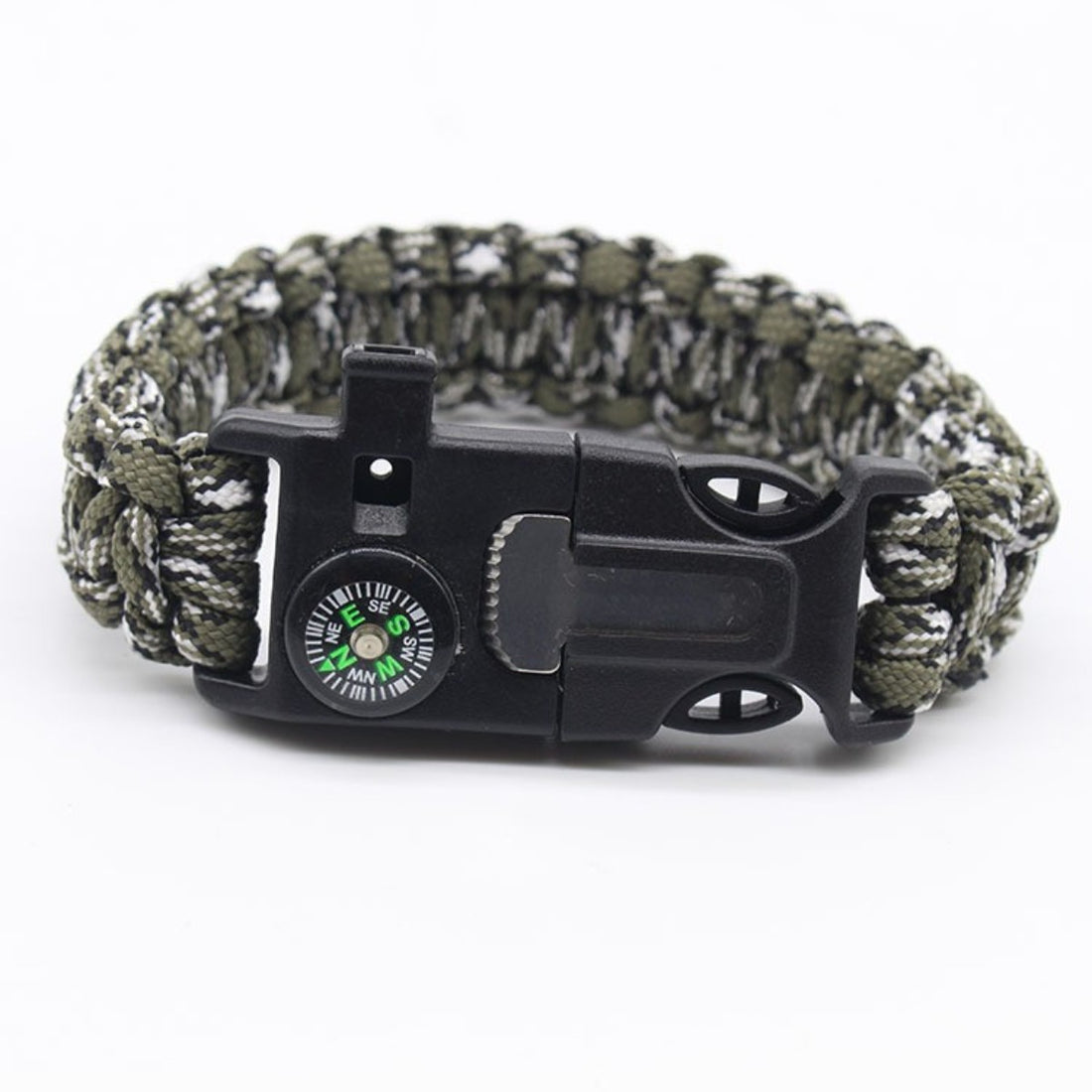 HUPSCG89 Multifunction Outdoor Survive Paracord Bracelet Camping Kit