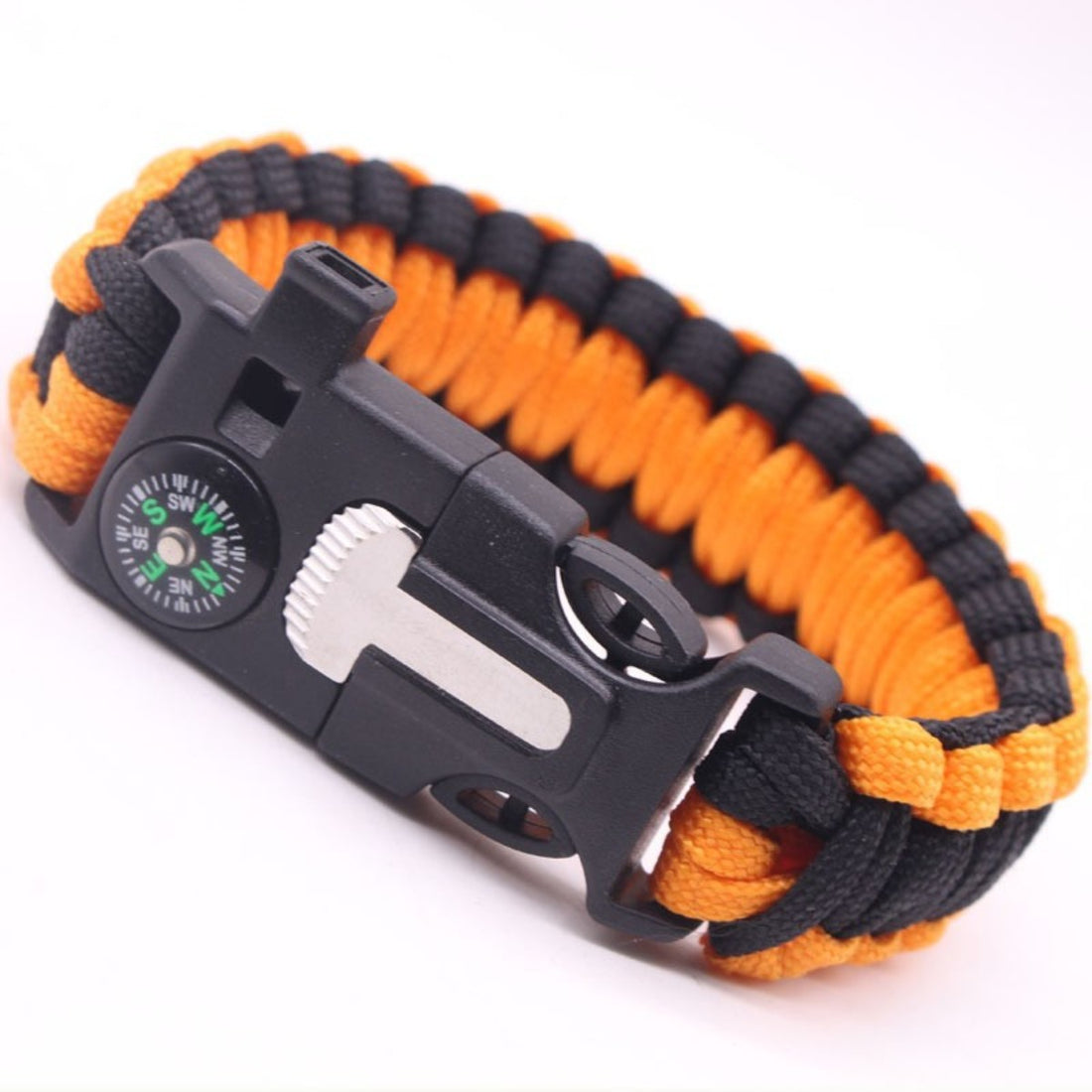 HUPSCG89 Multifunction Outdoor Survive Paracord Bracelet Camping Kit