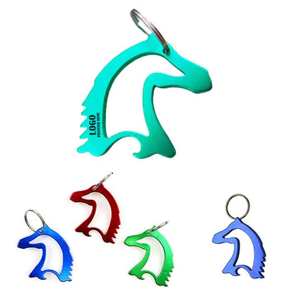 Bottle Opener Horse Shaped Key Tag | HUPSRC129