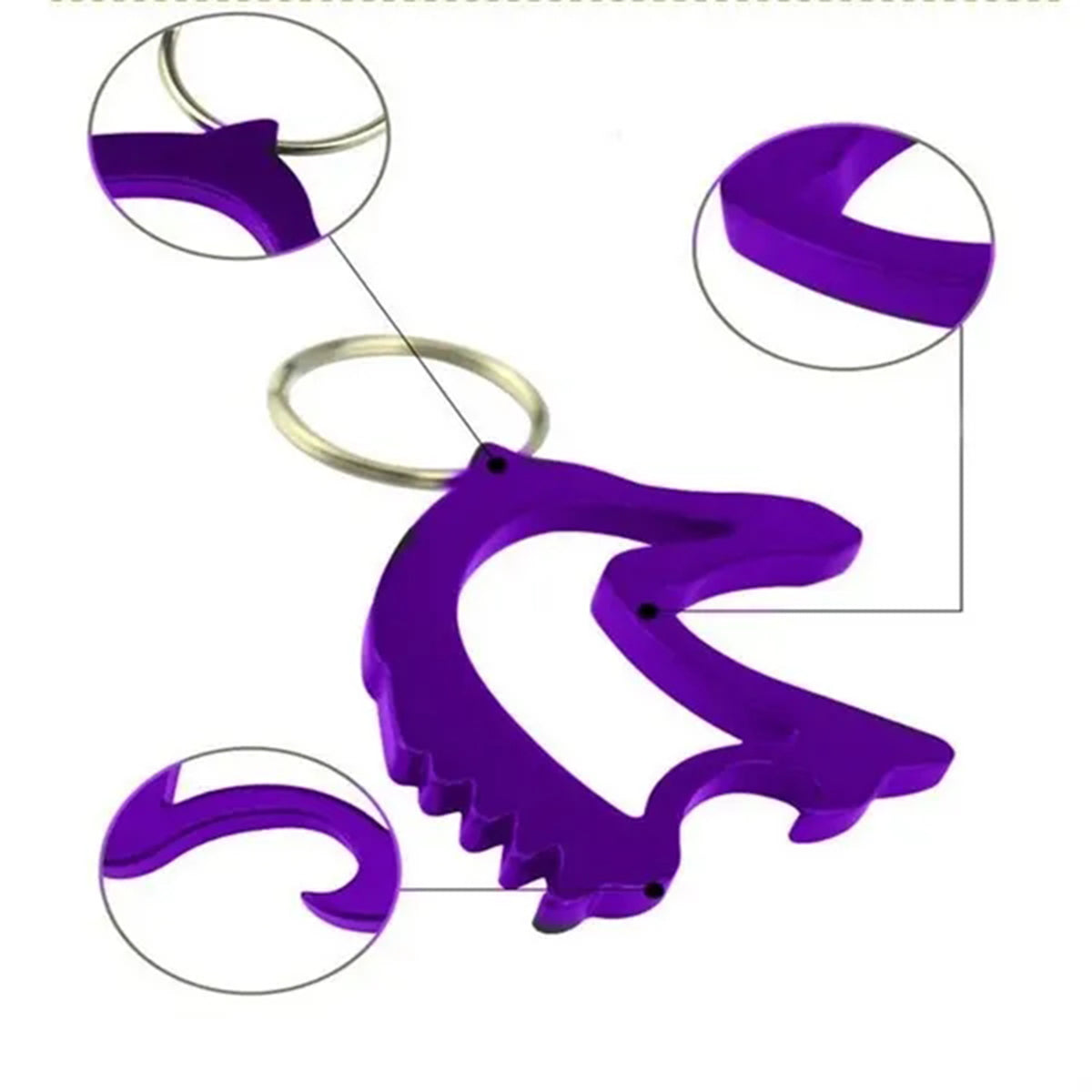 Bottle Opener Horse Shaped Key Tag | HUPSRC129