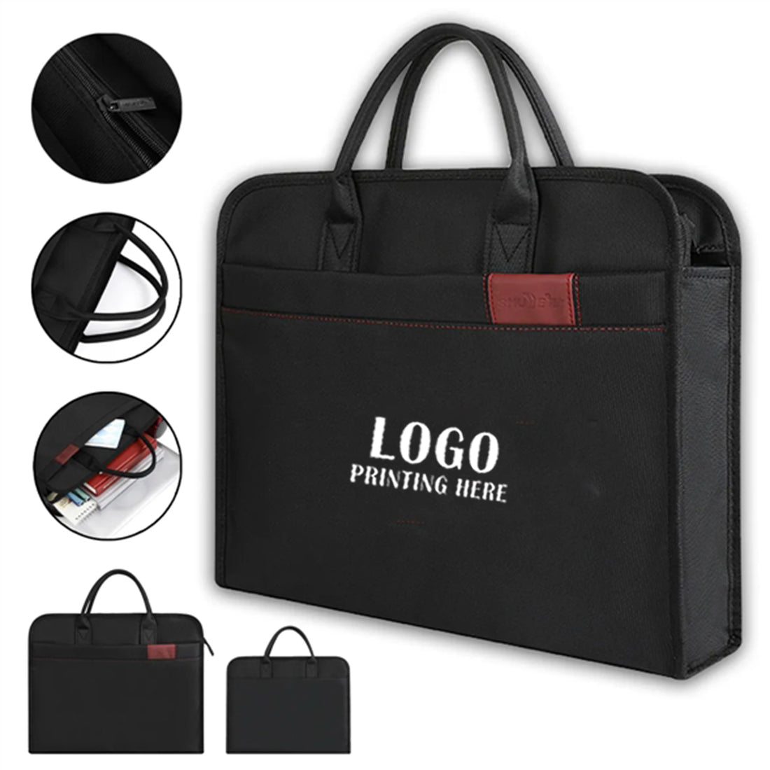 HUPSRC138  15.6 Inch Large Capacity Laptop Tote Bag Document Briefcase