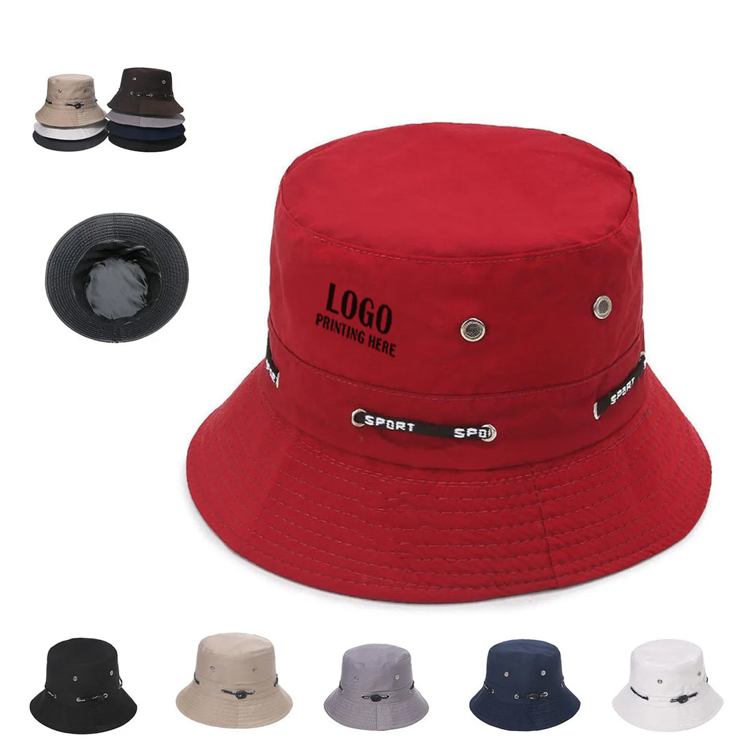 HUPSRC144 Full Color Fisherman Cap Bucket Sun Hat