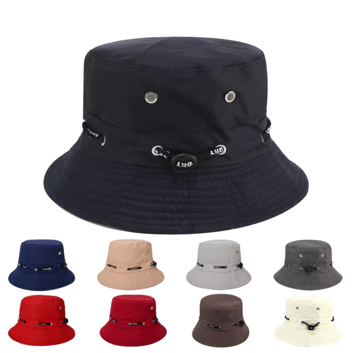 HUPSRC144 Full Color Fisherman Cap Bucket Sun Hat