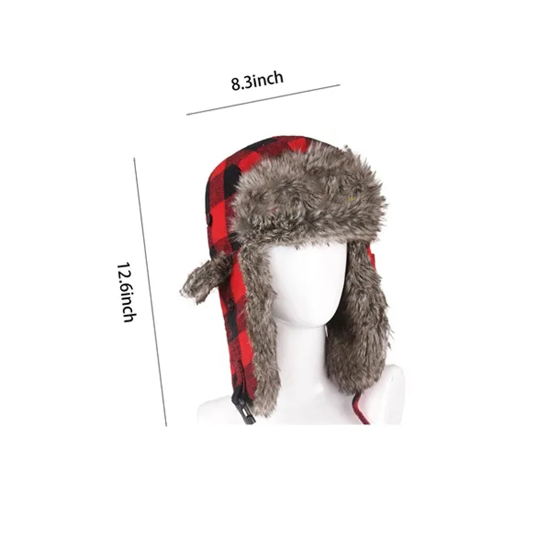 HUPSRC145 Trapper Hat With Faux Fur