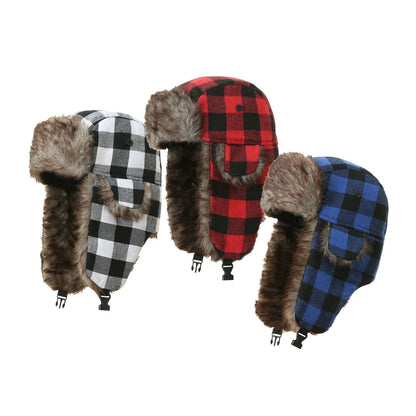 HUPSRC145 Trapper Hat With Faux Fur