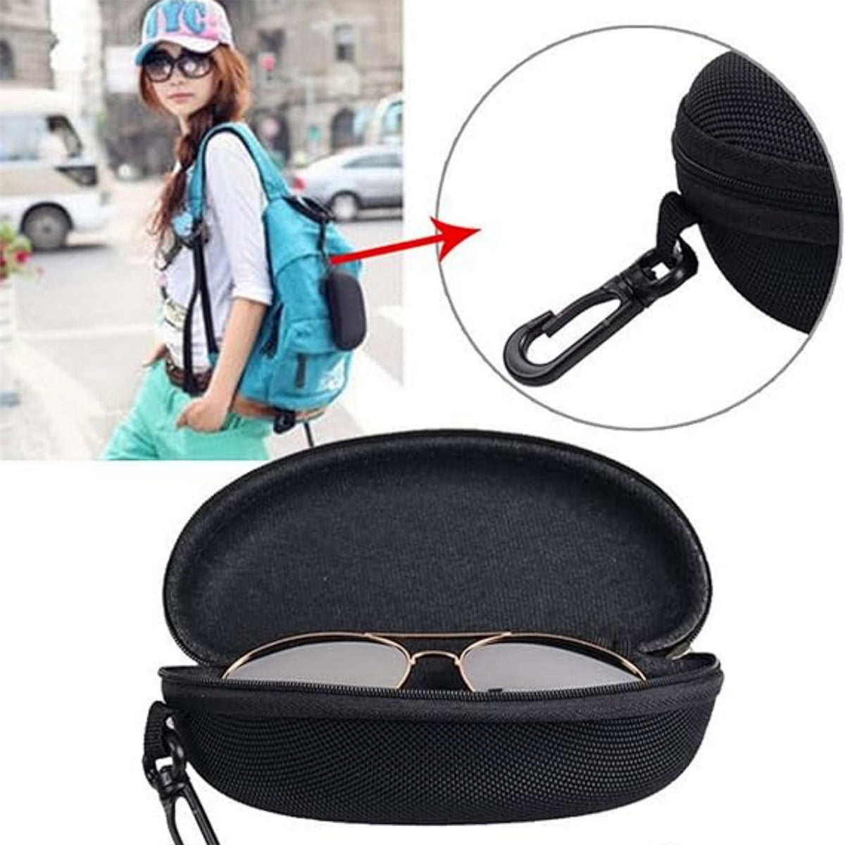 HUPSRC150 EVA Sunglasses Bag
