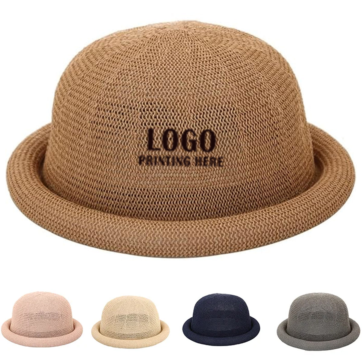 HUPSRC152 Crimping Straw Sun Hat