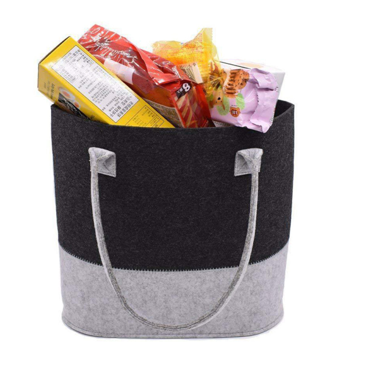HUPSRC154 14 X13X4&quot; Felt Tote Bag