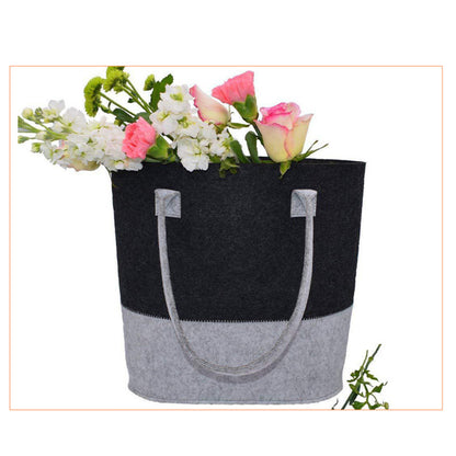 HUPSRC154 14 X13X4&quot; Felt Tote Bag