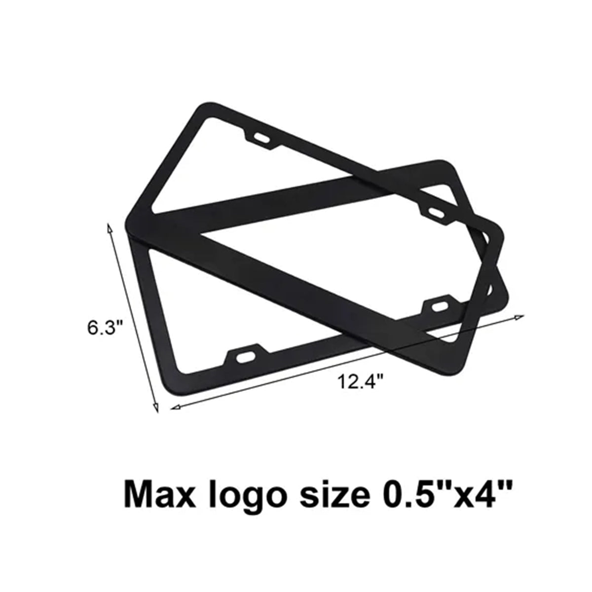 HUPSRC157 Metal Car Plate License Frame Cover