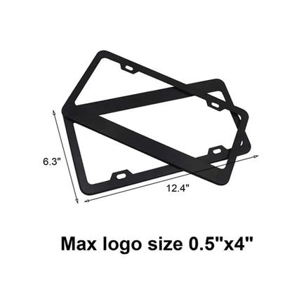 HUPSRC157 Metal Car Plate License Frame Cover
