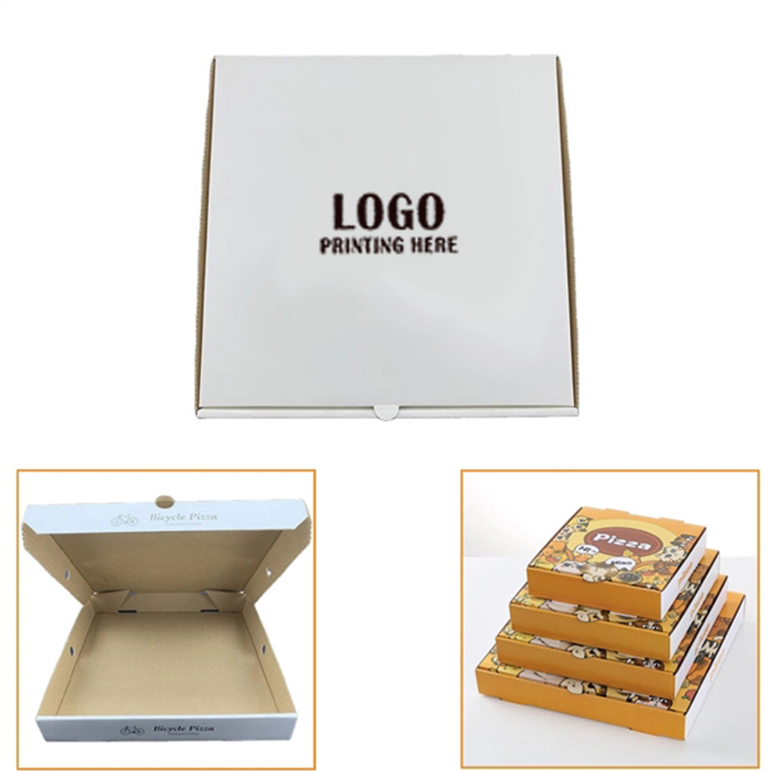 HUPSRC161 Custom Full Color 12&quot; Pizza Box