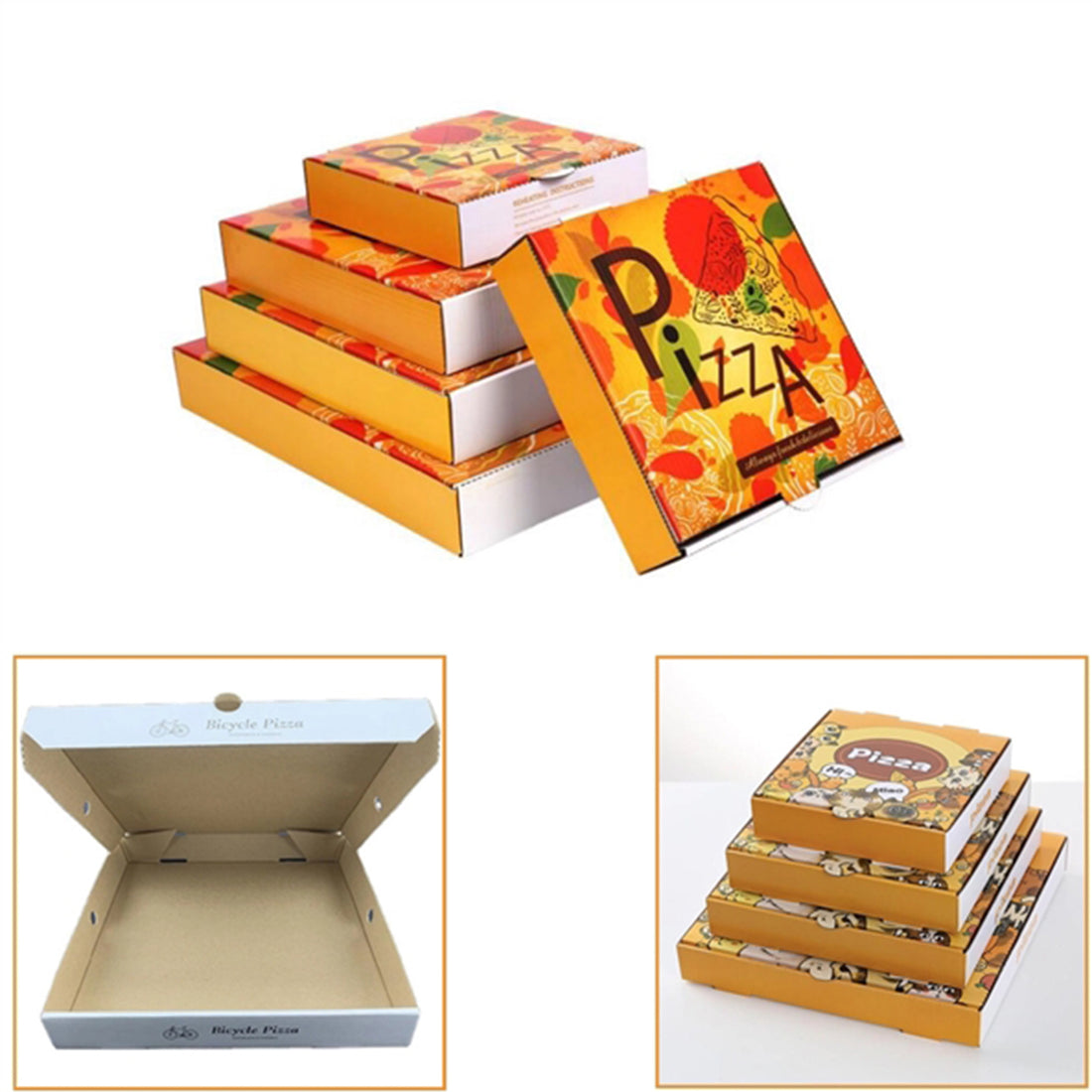 HUPSRC161 Custom Full Color 12&quot; Pizza Box