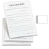 25 Sheets Paper Note Pad 4"X6" - White