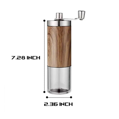 HUPSRC189 Manual Portable Adjustable Easy Clean Mill Coffee Grinders