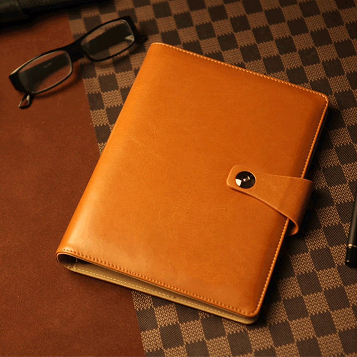 HUPSRC200 A5 Printed/Debossed Leatherette Writing Sketch Book