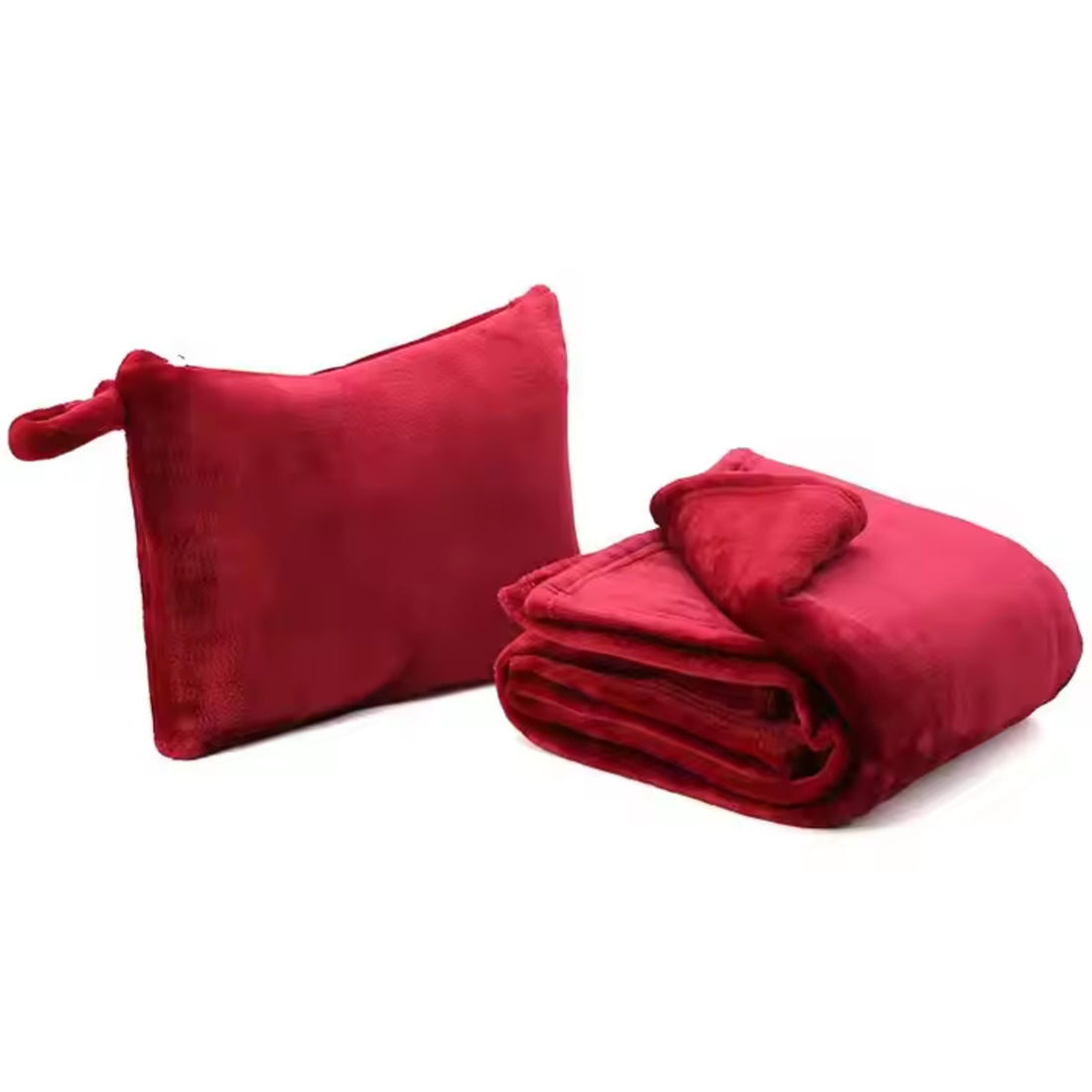 HUPSSX11 Warm Travel Blanket With Storage Bag