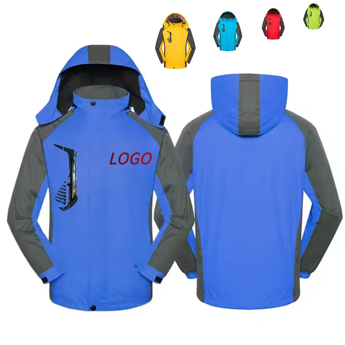 HUPSSX34 Waterproof Windbreaker Jacket