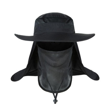 HUPSSY40Bucket Hat With Neck Flap