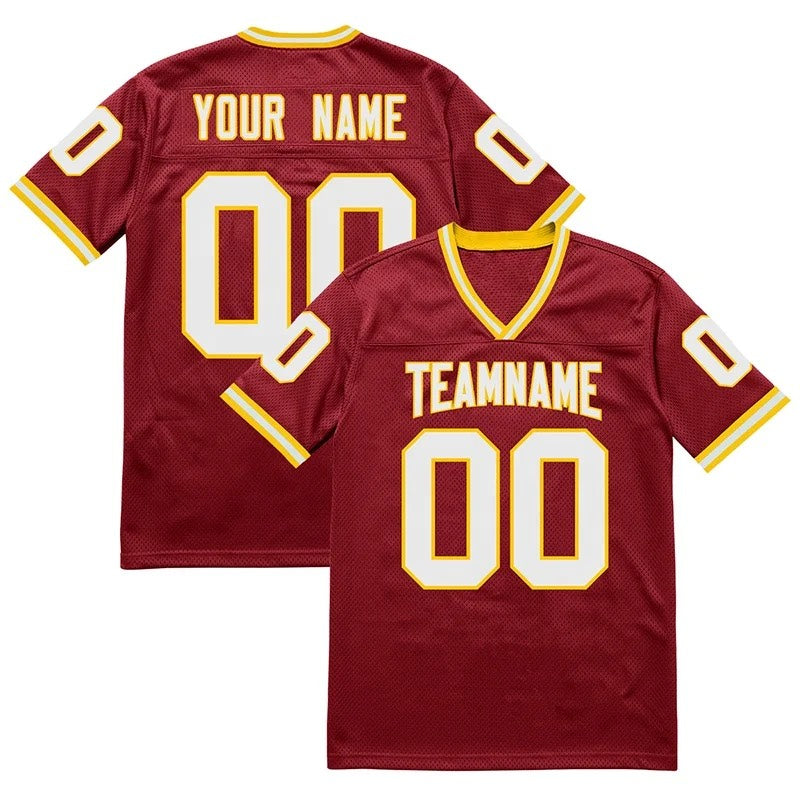 HUPSSY42 Custom Football Jersey