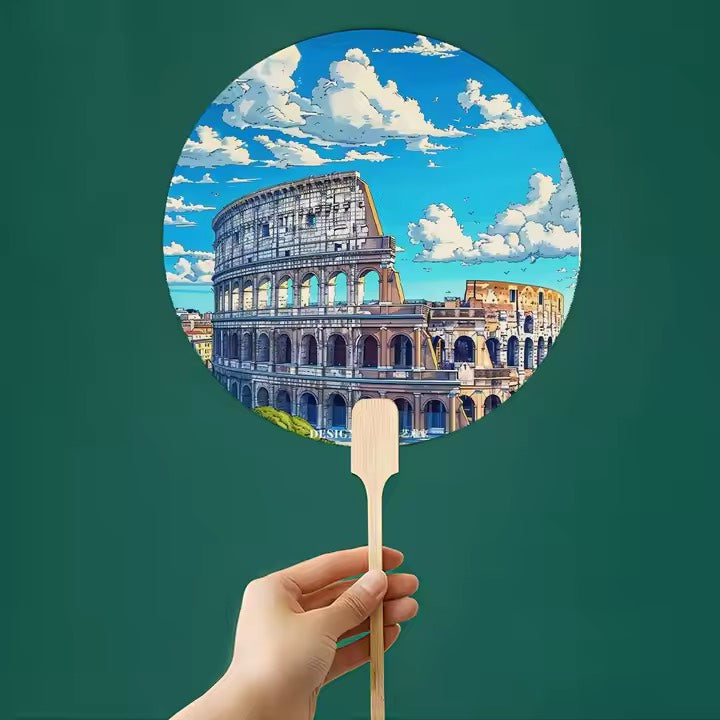 HUPSSY56 Paper Hand Fan