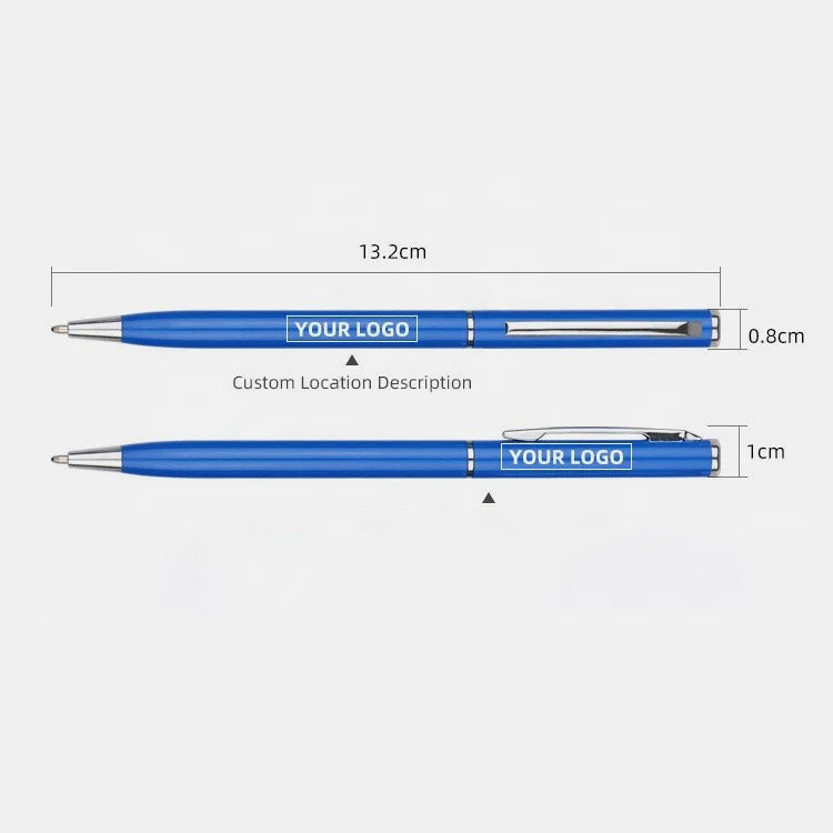 HUPSSY64 Metal Slim Twist Ballpoint Pen