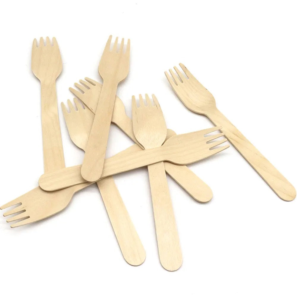 HUPSSY65 Wood Dessert Sporks