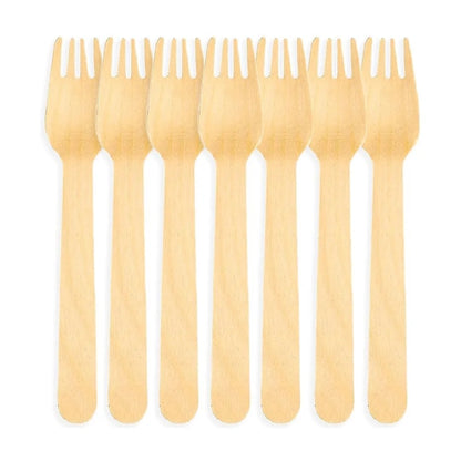 HUPSSY65 Wood Dessert Sporks