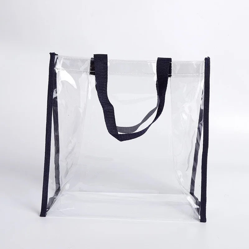 HUPSSY91 PVC Clear Tote Bags