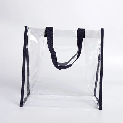 HUPSSY91 PVC Clear Tote Bags
