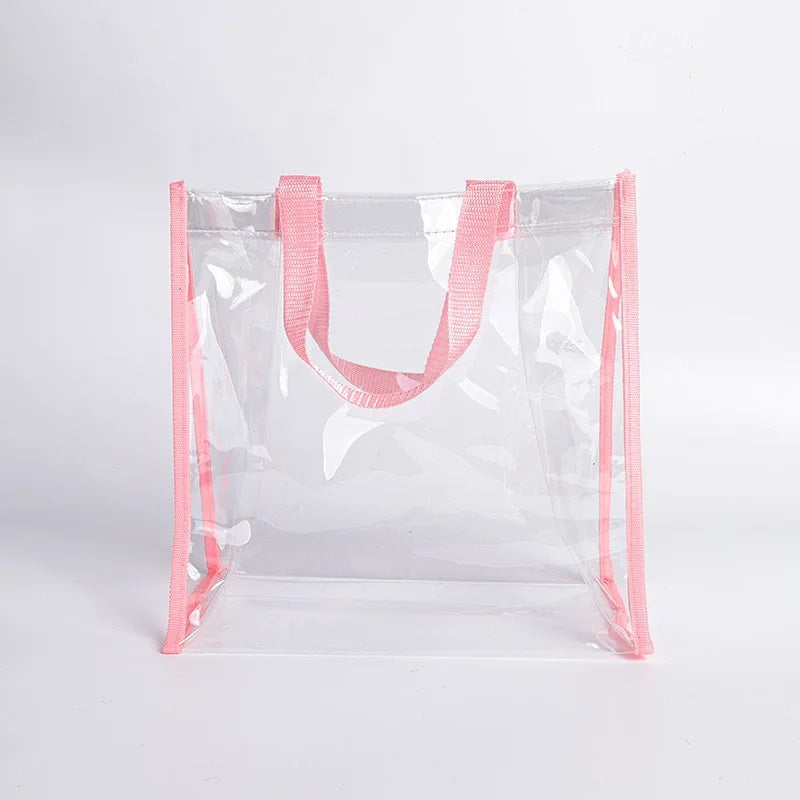 HUPSSY91 PVC Clear Tote Bags