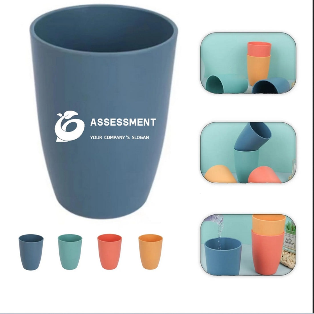 HUPSTL104 Wheat Straw Cups