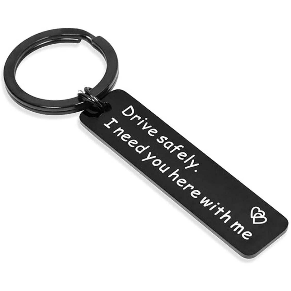 HUPSTL011 Stainless Steel Dog Tag Keychain