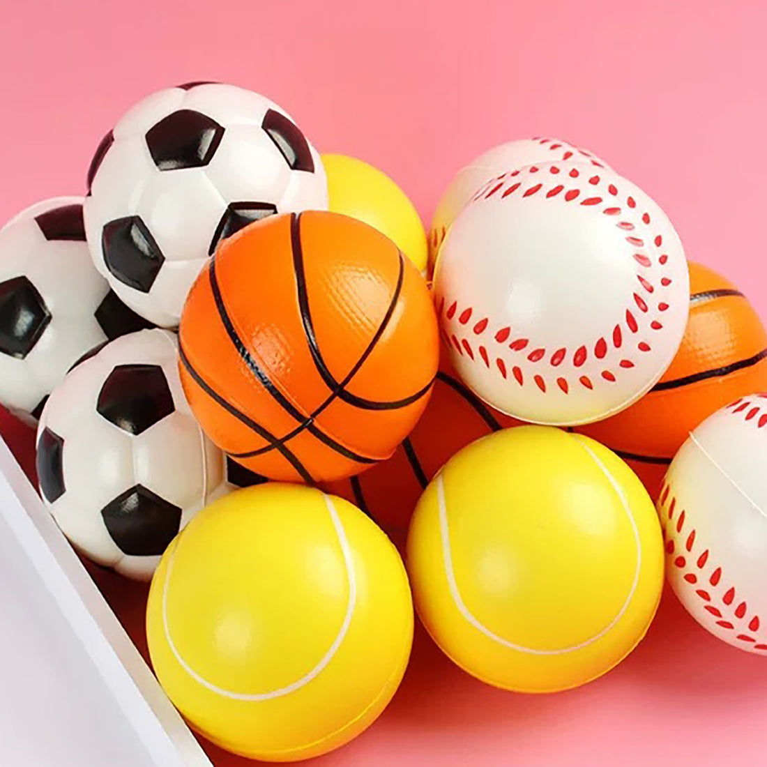 HUPSTL019 Printed Football Foam Stress Reliever Ball