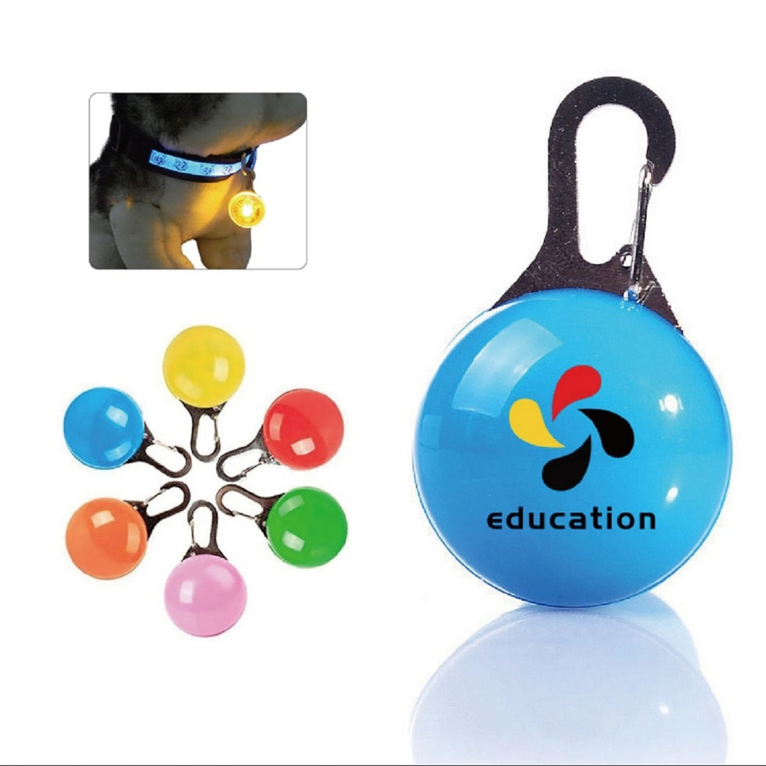 HUPSTL023 Pet Collar Glowing Safety Pendant