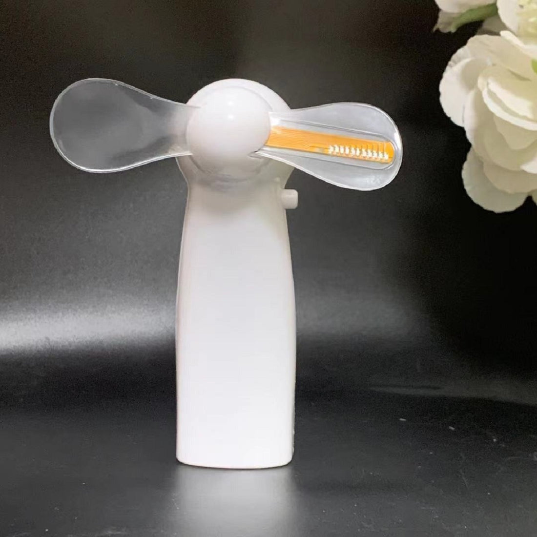 HUPST0L25 Message Editable Mini Flash Led Fan