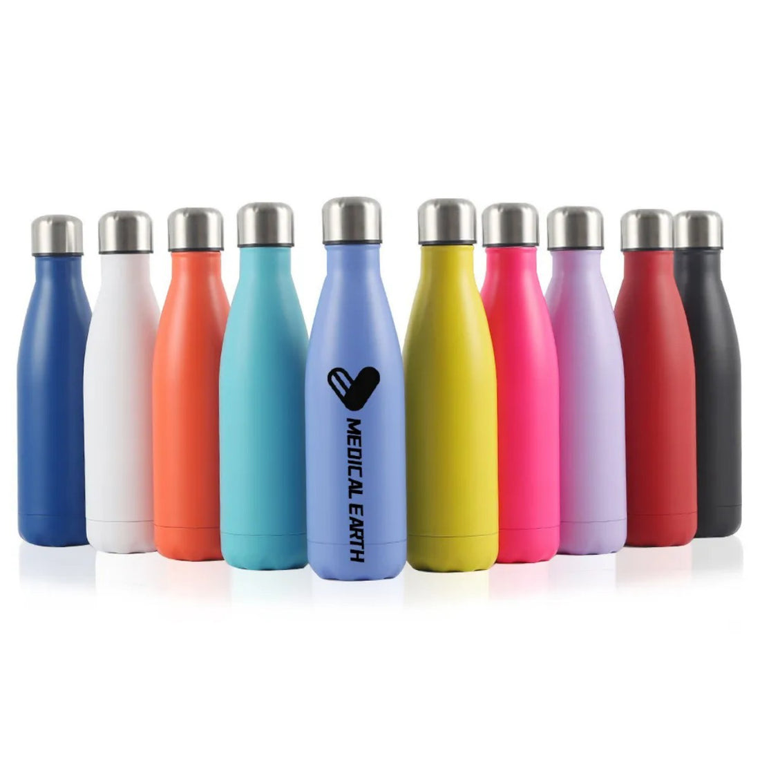 HUPSTL033 17oz Stainless Steel Vacuum Cola Water Bottle