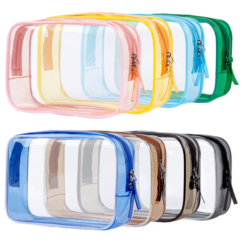 HUPSTL049 Portable Pvc Clear Cosmetic Makeup Bag