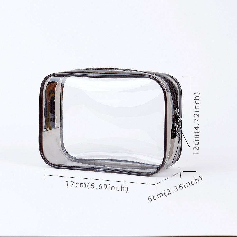 HUPSTL049 Portable Pvc Clear Cosmetic Makeup Bag