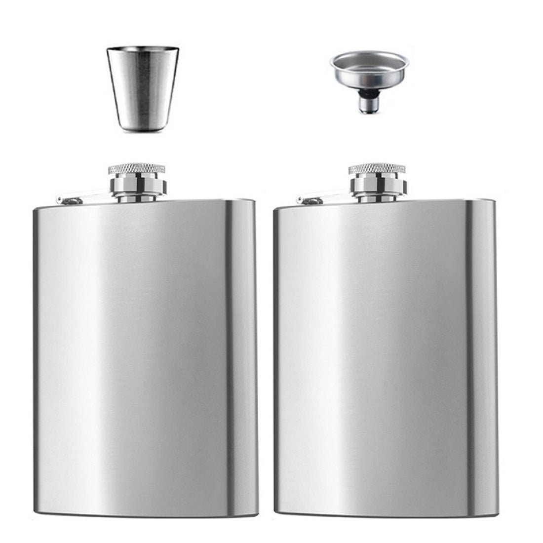 HUPSTL050 8 OZ. Stainless Steel Flask