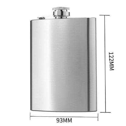 HUPSTL050 8 OZ. Stainless Steel Flask