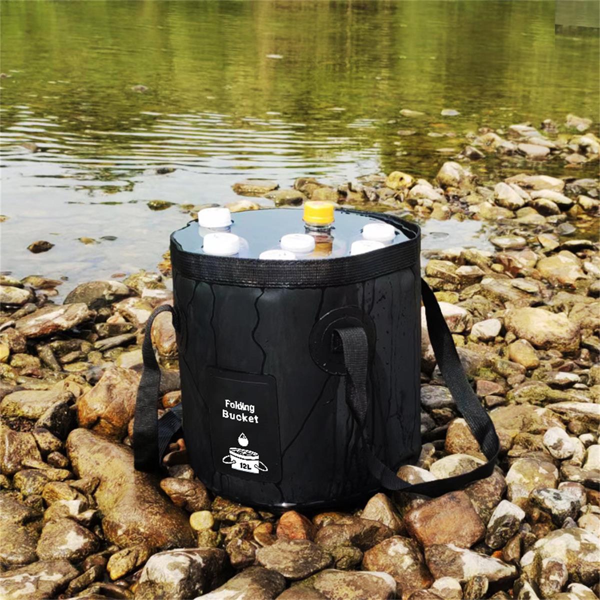 HUPSTL052 9L Foldable Waterproof Fishing Bucket