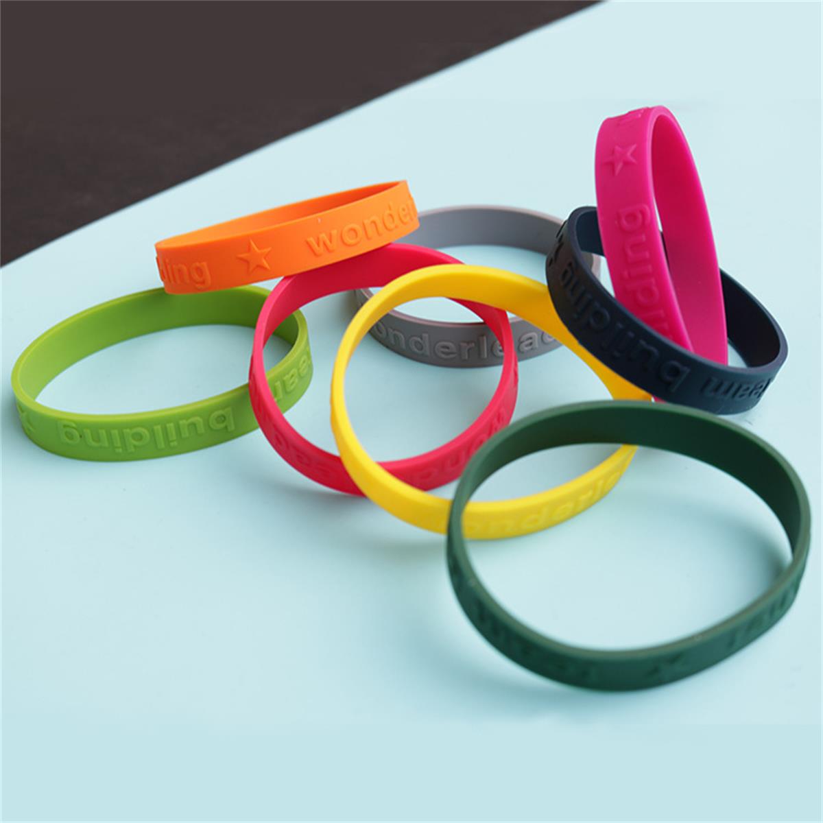 HUPSTL053 1/2&quot;W Silicone Wristband W/ Debossed Or Embossed Logo