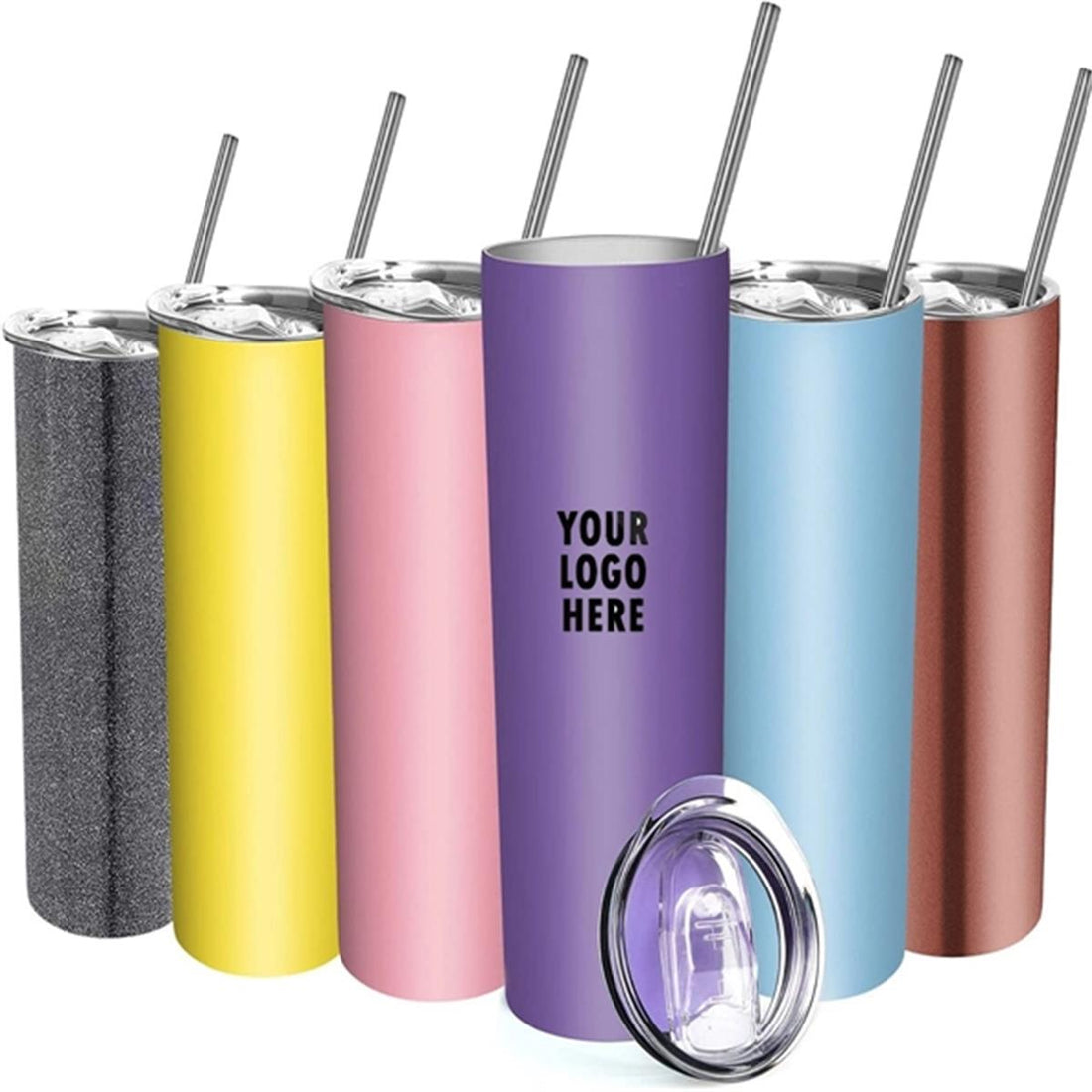HUPSTL055 Skinny 20Oz Stainless Steel Vacuum Insulated Tumbler