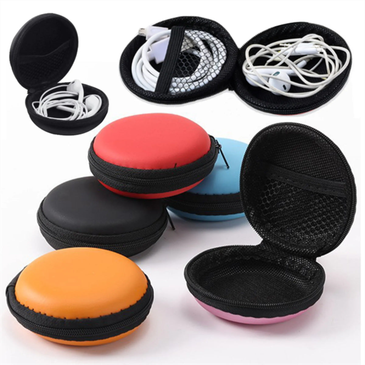 HUPSTL058 Eva Round Earphone Case &amp; Storage/Coins Purse